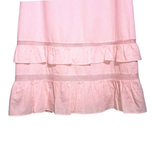 Rebecca Minkoff Pink Ilana Short Flutter Sleeve Crochet Trim Tiered Mini Dress - Picture 11 of 14